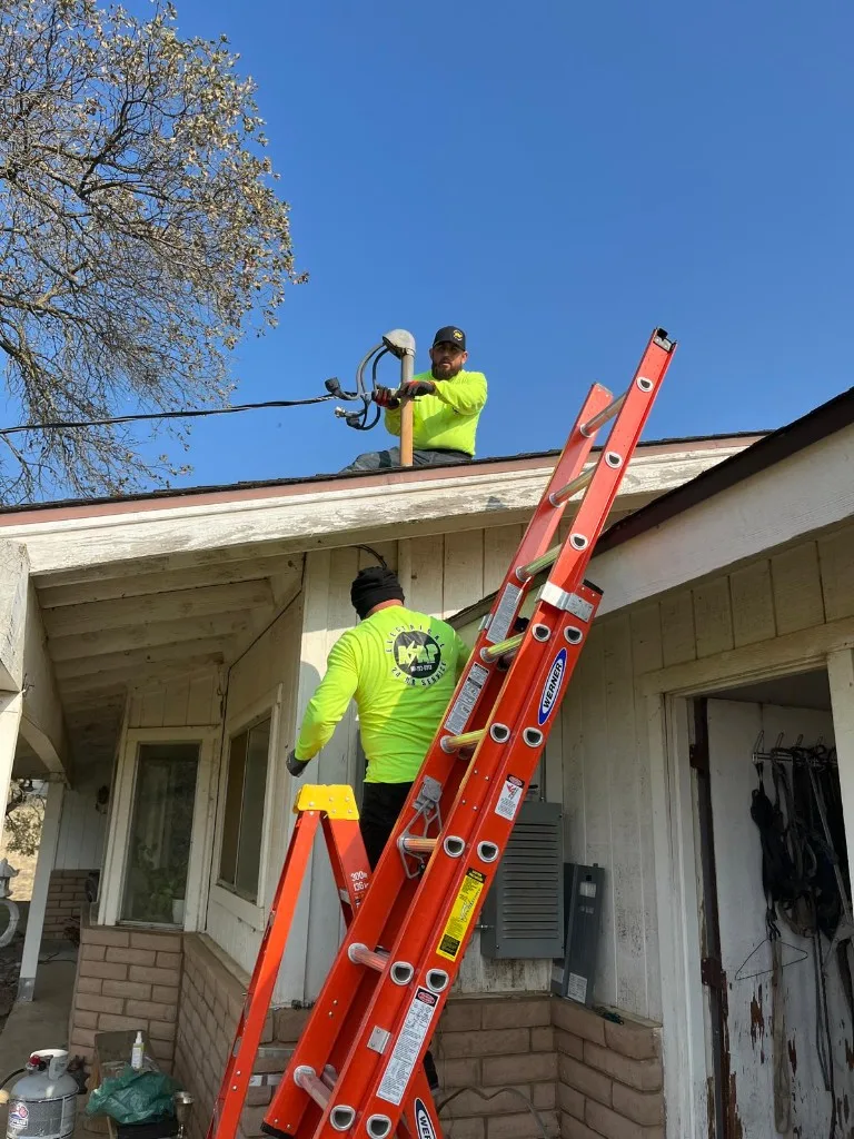 Overhead electrical service line inspection and repair — Electrical ASAP, Kern County