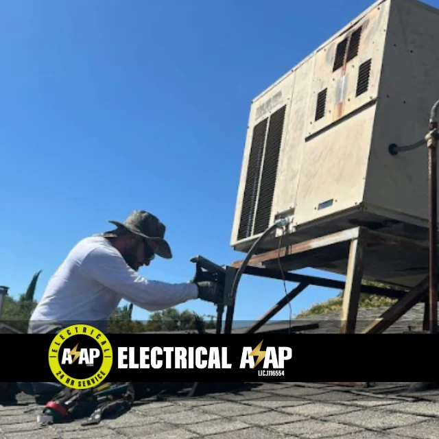 Transfer switch wiring with standby and panel work — Electrical ASAP, Kern County