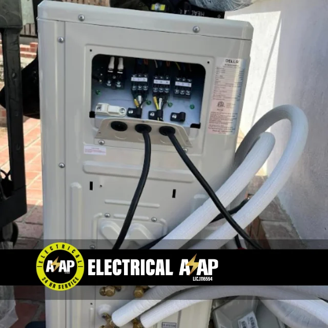 Motor controls and disconnect wiring — Electrical ASAP, Kern County